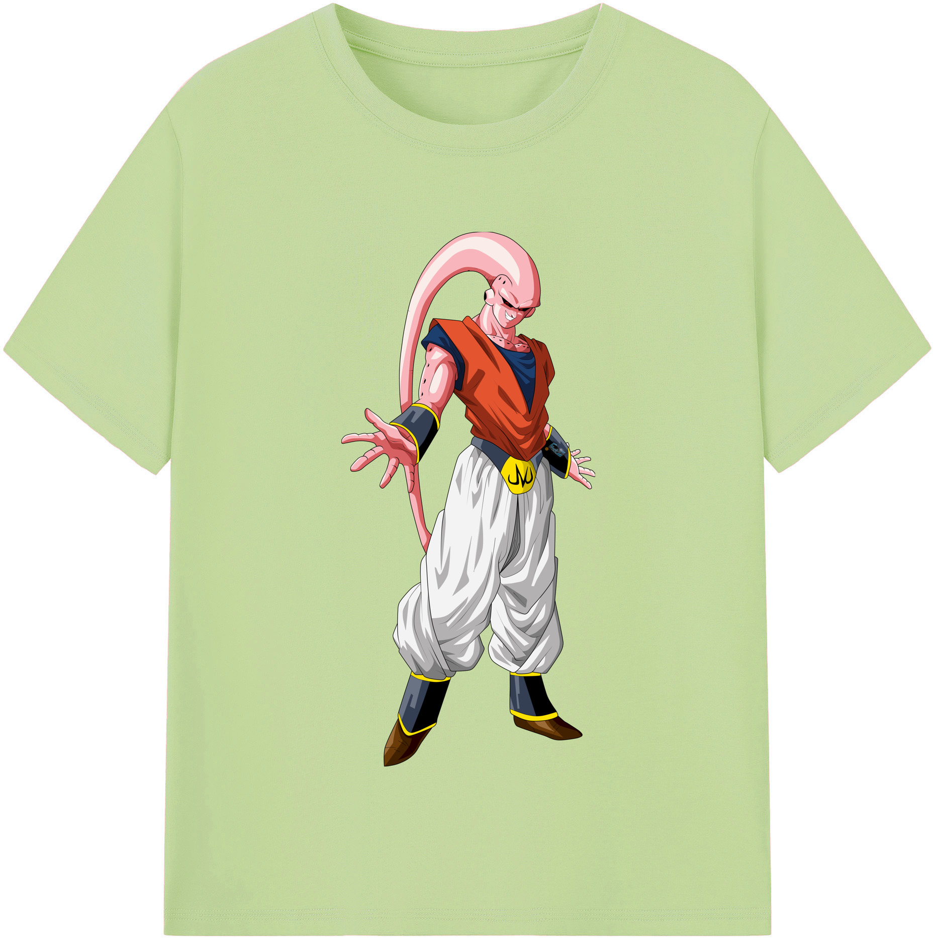 （画像用） ドラゴンボール 魔人ブウ DRAGON BALL Majin Buu 綿100％半袖Tシャツ（フロントプリント）